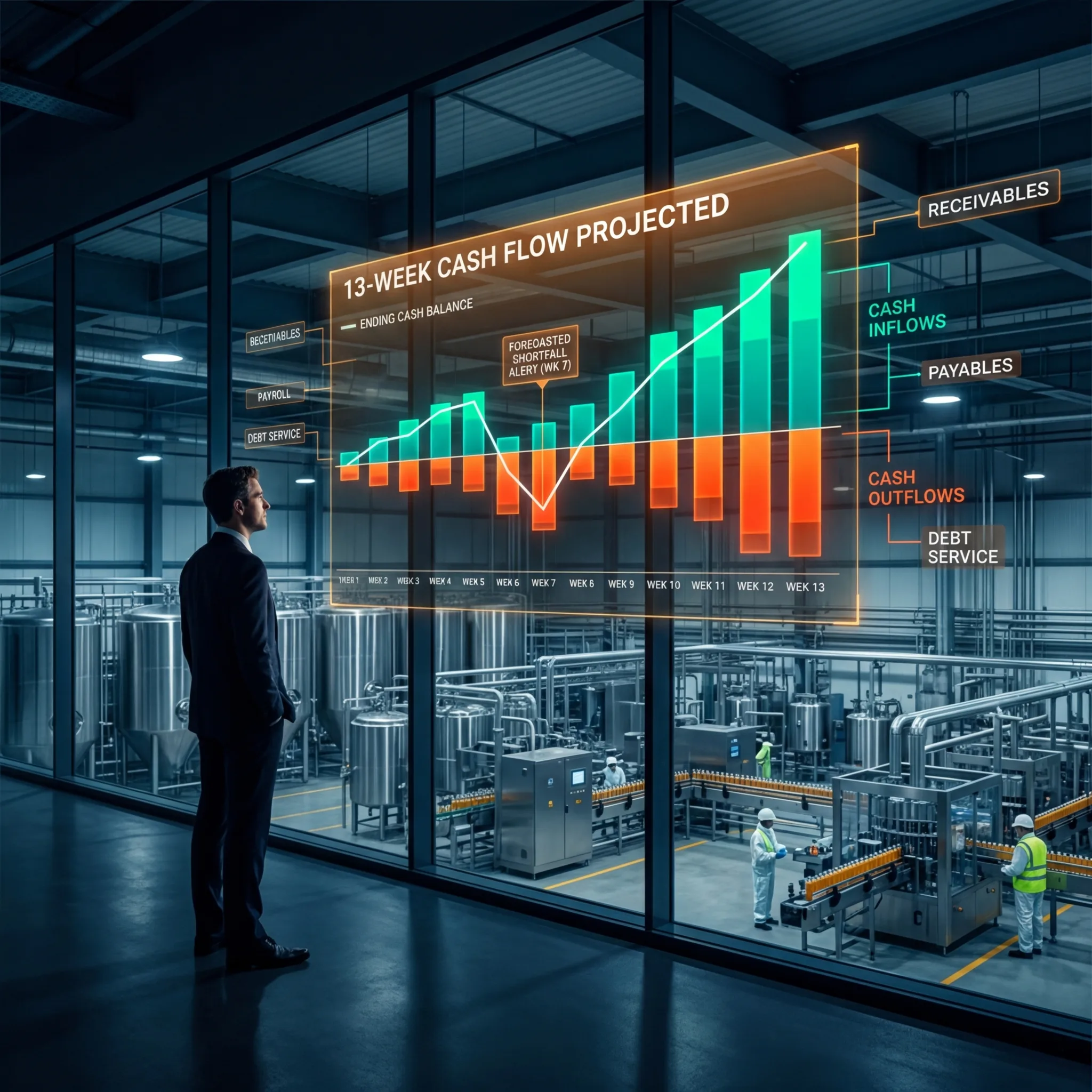 Disruptive Process Flow Cash Flow Forecasting: Building 13-Week Rolling Projections ...